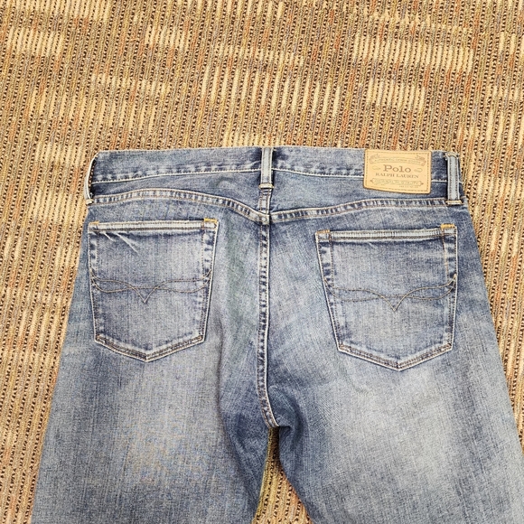Polo Ralph Lauren Sullivan Slim High Rise Button Fly Jeans Size 32X32 - Picture 6 of 10